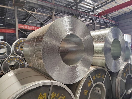 Z70-Z275 जस्ता कोटिंग उच्च दबाव गर्म डुबोया जस्ती स्टील चेकर प्लेट का सबसे अच्छा
