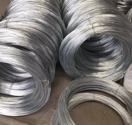 वेल्डिंग सेवा और ± 1% सहिष्णुता 6mm-12mm गर्म डुबकी जस्ती कॉइल तार के लिए