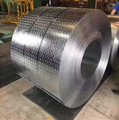 जस्ती पैटर्न प्लेट 7.75/9.75/11.75*1500mm जस्ता परत के साथ स्टील शीट 40g/m2