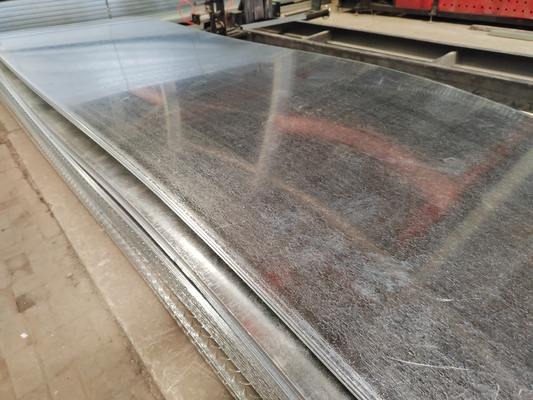 ISO9001 प्रमाणित 1250/1500mm DX51D निर्माण सामग्री के लिए जस्ती स्टील प्लेट