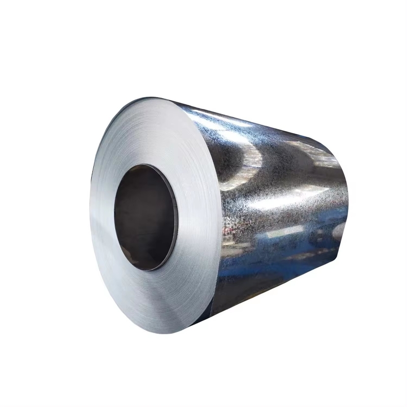 DX51d 0.2mm कोल्ड रोल्ड गैल्वेनाइज्ड स्टील जीआई कॉइल्स अनुकूलित लंबाई और पैनल बनाने